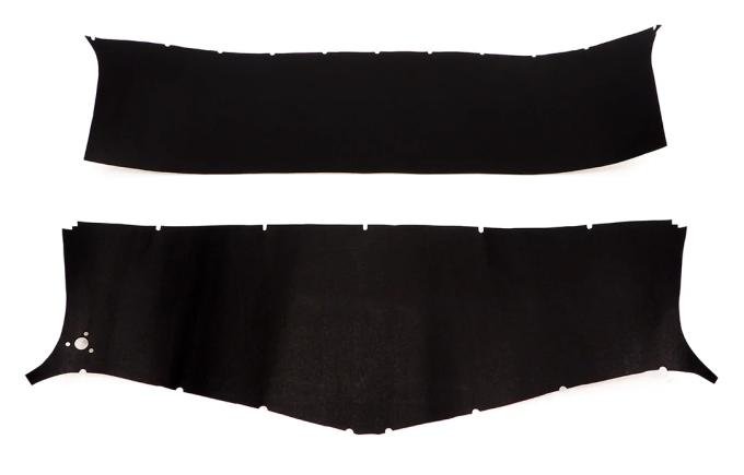 Montco Inc / Repops Interior Headliner Kit, Black, 2pc, 49-50 Chevy GMC Pickup Truck R-CT333