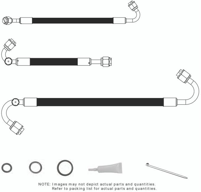 Vintage Air 1947-55 Chevrolet Pickup V8 SureFit™ Reduced Barrier Standard Hose Kit 526004