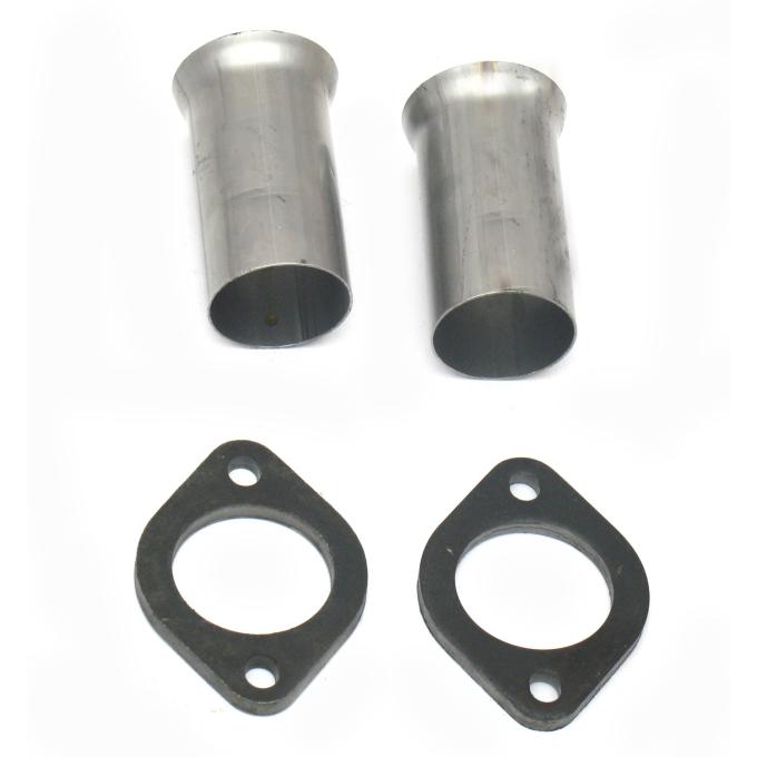 JBA Performance Exhaust 2.5" 409 Series Stainless Steel 2 Bolt Flange Starter Tube 1650ST