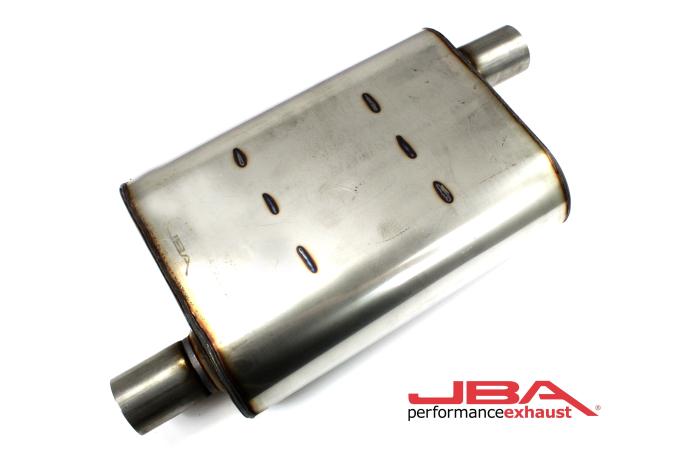 JBA Performance Exhaust Chambered 2" Muffler 304 SS Offset/Offset 40-201300
