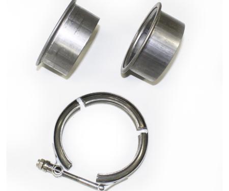 JBA Performance Exhaust 3" Stainless Steel V-Band clamp and flanges VB30
