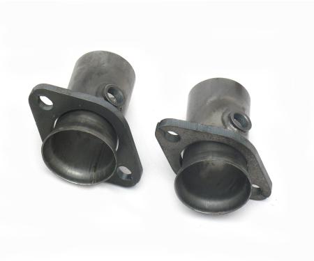JBA Performance Exhaust 2.5" 409 Series Stainless Steel 2 Bolt Flange Starter Tube with O2 Provision 1650-1ST