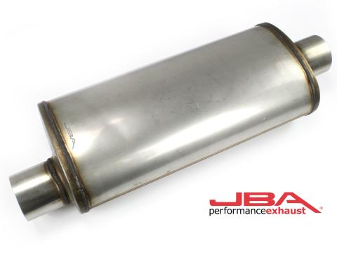 JBA Performance Exhaust Chambered Universal 3" Muffler 304 SS Offset/Center 40-301800