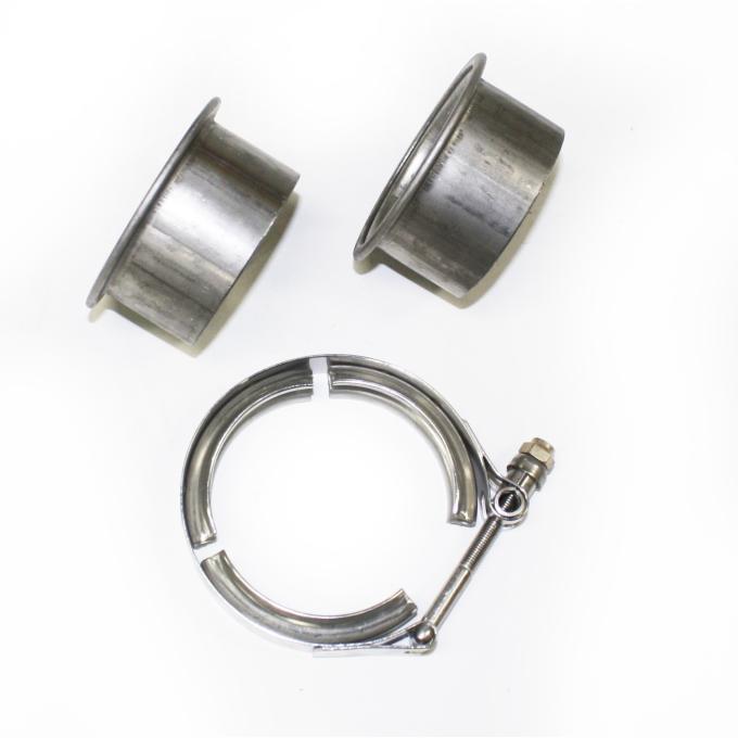 JBA Performance Exhaust 2.5" Stainless Steel V-Band clamp and flanges VB25