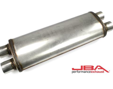JBA Performance Exhaust Chambered Muffler 2.5" 304SS Dual/Dual 40-252200