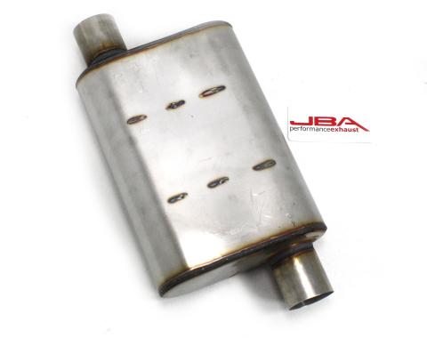 JBA Performance Exhaust Chambered 2.5" Muffler 304 SS Offset/Offset 40-251300