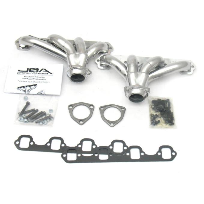 JBA Performance Exhaust 62-67 Ford Tight Tuck 260-351W Silver Ctd 1615SJS