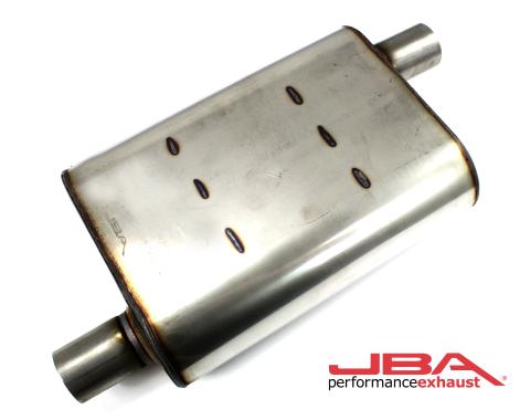 JBA Performance Exhaust Chambered 2" Muffler 304 SS Offset/Offset 40-201300