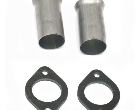 JBA Performance Exhaust 2.5" 409 Series Stainless Steel 2 Bolt Flange Starter Tube 1650ST