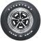 Firestone Wide Oval Raised White Letter Tire F60-15 62480