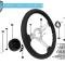 Auto Pro USA VSW OE Steering Wheel Hub Adapter SWA1002BLK
