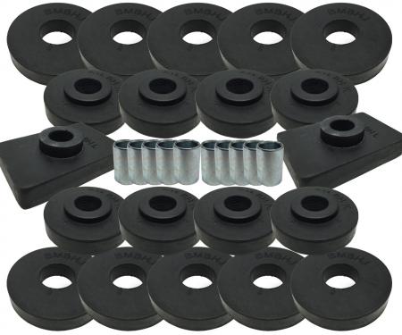 Auto Pro USA 1959 Chevrolet Impala Body Mount Kit, Includes All Mounting Bushings BM1009