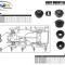 Auto Pro USA Body Mount Bushing Set, Includes All Mounting Bushings, Sedan BM1003