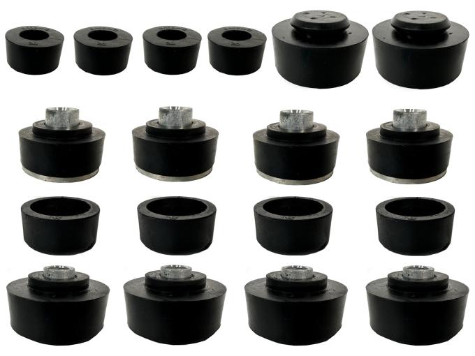 Auto Pro USA Body Mount Bushing Set, Includes All Mounting Bushings, Sedan And Hardtop BM1005