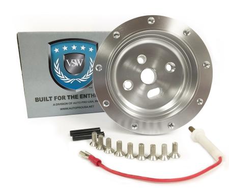 Auto Pro USA VSW Steering Wheel S9 Hub Adapter, 9 Bolt, Silver STH1005SIL