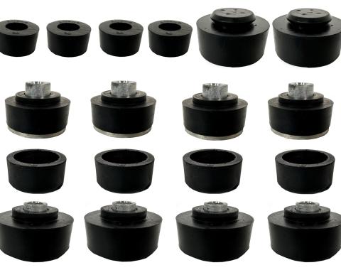 Auto Pro USA Body Mount Bushing Set, Includes All Mounting Bushings, Sedan And Hardtop BM1005