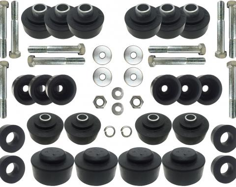 Auto Pro USA 1969-1970 Chevrolet Impala Body Mount Kit, Includes All Mounting Bushings BM1008