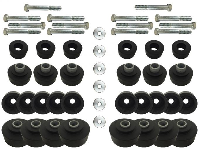 Auto Pro USA Body Mount Kit, Includes All Mounting Bushings, Convertible Only BM1004