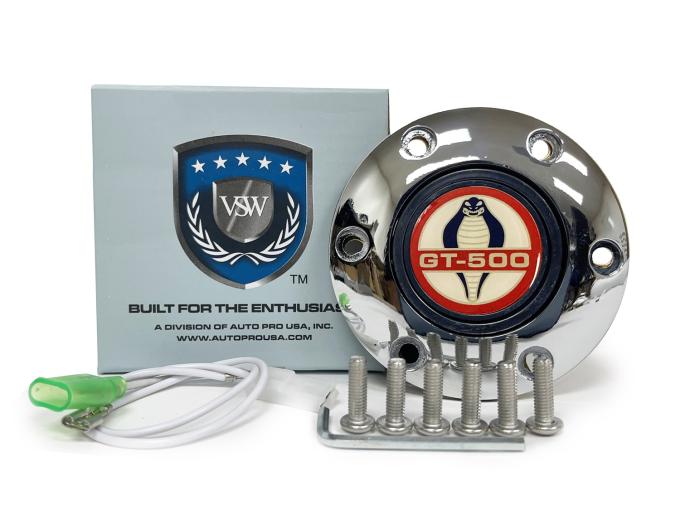 Auto Pro USA VSW 6-Bolt Steering Wheel Horn Button STE1004CHR