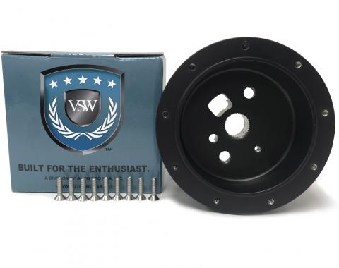 Auto Pro USA VSW Steering Wheel S9 Hub Adapter, 9 Bolt, Black STH1004BLK