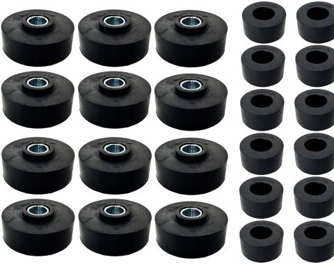 Auto Pro USA 1960-1964 Chevrolet Impala Body Mount Bushing Set, Includes All Mounting Bushings BM1012