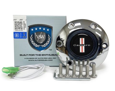 Auto Pro USA VSW 6-Bolt Steering Wheel Horn Button STE1024CHR