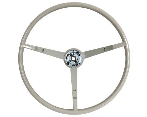 Auto Pro USA 1964 Ford Mustang VSW OE Steering Wheel, White, For 1964.5 Ford Mustang ST3033WHT