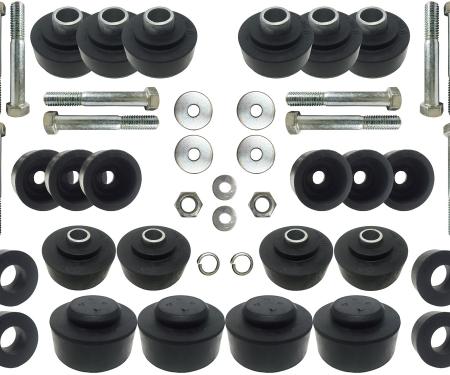 Auto Pro USA 1969-1970 Chevrolet Impala Body Mount Kit, Includes All Mounting Bushings BM1008