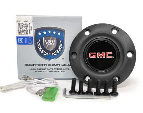 Auto Pro USA VSW 6-Bolt Steering Wheel Horn Button STE1014BLK