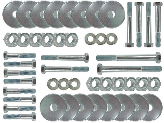 Auto Pro USA Body Mount Hardware Set, 60 Piece Hardware Set BM1025HD