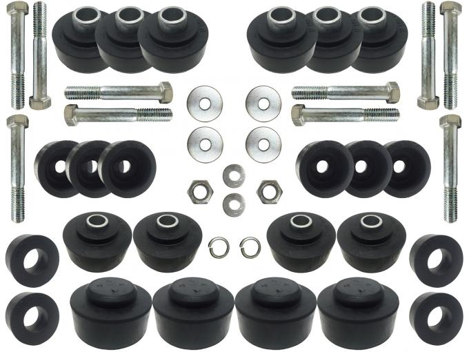 Auto Pro USA 1969-1970 Chevrolet Impala Body Mount Kit, Includes All Mounting Bushings BM1008