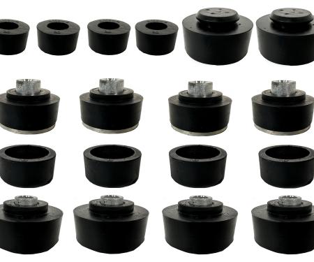 Auto Pro USA Body Mount Bushing Set, Includes All Mounting Bushings, Sedan And Hardtop BM1005