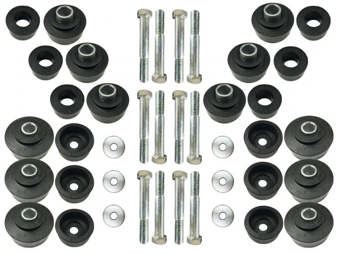 Auto Pro USA Body Mount Bushing And Hardware Set, Includes All Mounting Bushings, 18 Piece Hardware Set BM1003KIT