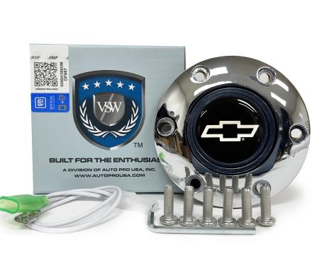 Auto Pro USA VSW 6-Bolt Steering Wheel Horn Button STE1023CHR