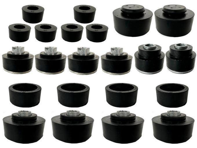 Auto Pro USA Body Mount Bushing Set, Includes All Mounting Bushings, Sedan Models Only BM1007