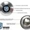Auto Pro USA VSW OE Steering Wheel Horn Cap STE1039-19S
