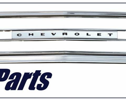 Key Parts '69-'70 "Chevrolet" Embossed Grille Frame 0849-958