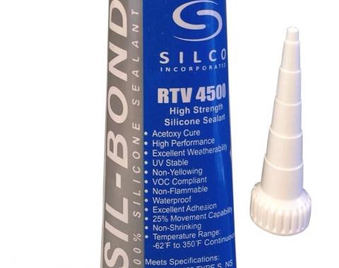 Silicone RTV 4500 FDA Grade High Strength Silicone Sealant, Clear (2.8 fl.oz)