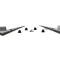 AMD Fender Emblems, Pair, V8, 55-56 Chevy Pickup Truck Suburban X999-4055-22P