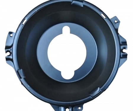 Key Parts '73-'80 Headlight Bucket for Single Round Headlight, LH=RH 0850-540