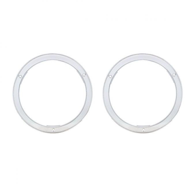 United Pacific Chrome Headlight Bezel For 1963 Chevrolet Truck (Pair) 110429