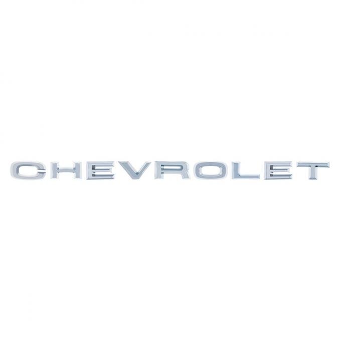 United Pacific Chrome "CHEVROLET" Hood Letter Emblem Set For 1967-68 Chevy & GMC Truck 110057