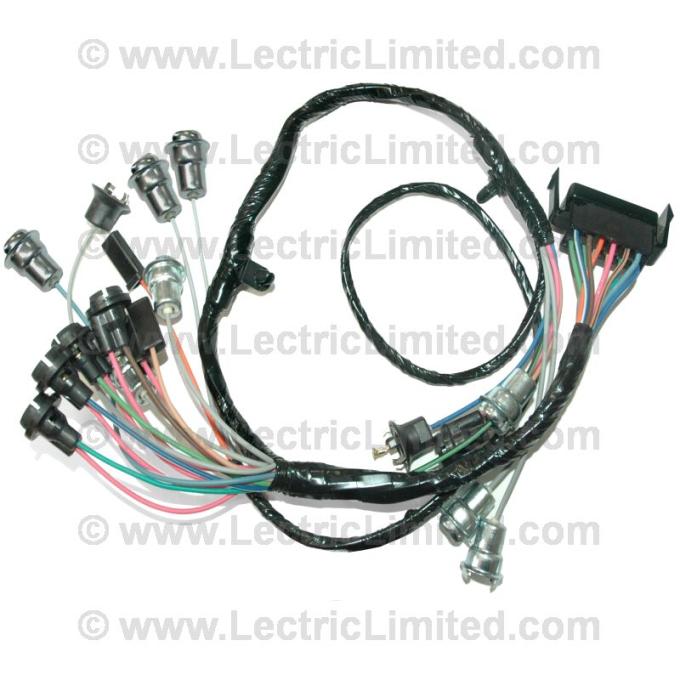 Lectric Limited 1965 Chevrolet Biscayne Dash Instrument Cluster Harness 05640