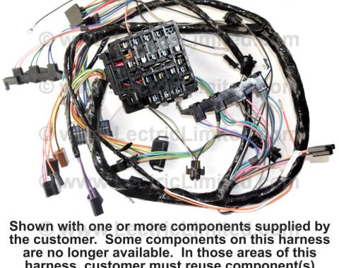Lectric Limited 1969 Chevrolet Townsman Dash Harness**** 18450