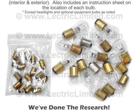 Lectric Limited 1956 Chevrolet Nomad Light Bulb Set CBK5600