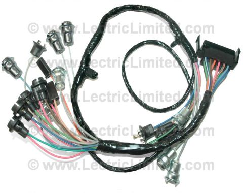 Lectric Limited 1965 Chevrolet Biscayne Dash Instrument Cluster Harness 05640