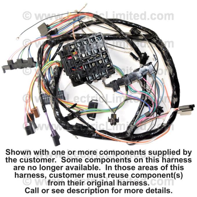 Lectric Limited 1969 Chevrolet Townsman Dash Harness**** 18450