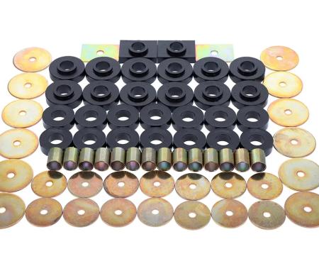 Classic Performance Black Poly Body Mount Bushing Kit for a 1955-1957 Chevy Belair CP-4106G
