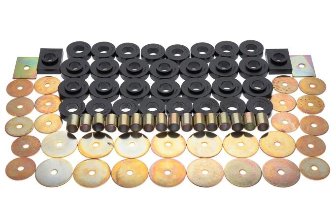 Classic Performance Black Poly Body Mount Bushing Kit for a 1955-1957 Chevy Belair 2 Door Hardtop CP-4120G