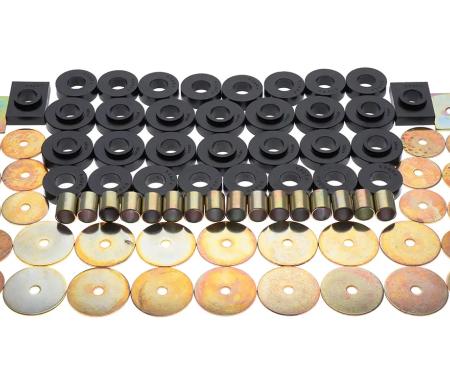 Classic Performance Black Poly Body Mount Bushing Kit for a 1955-1957 Chevy Belair 2 Door Hardtop CP-4120G